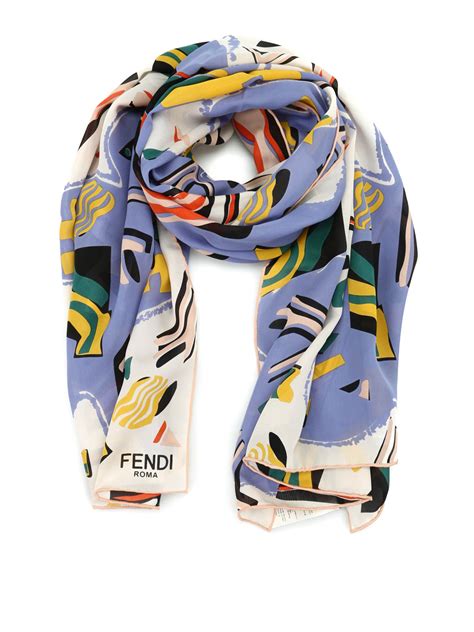 fendi scarf fake|Fendi square silk scarf.